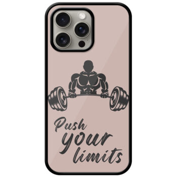 Push Your Limits Sketchart Metal TPU Printed Case