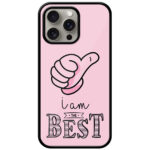 I Am The Best Text Design Metal TPU Printed Case