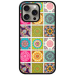 Decorative Rangoli Pattern Design Metal TPU Printed Case