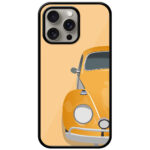 Classic Volksvagen Beetle Car Illustration Metal TPU Printed Case