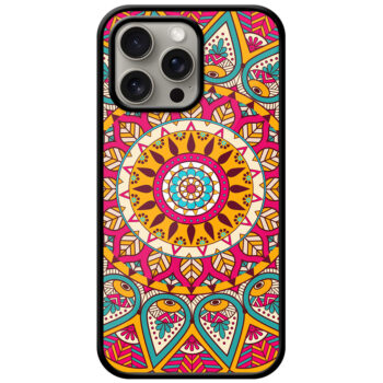 Mandala Artform Rangoli Pattern Metal TPU Printed Case