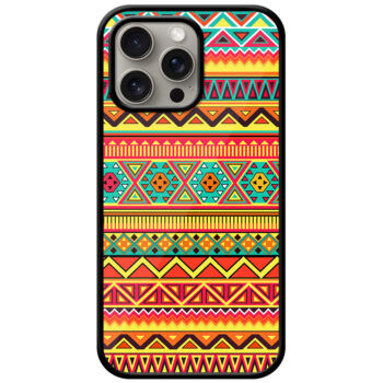 Ethnic Tribal Pattern Design Metal TPU Printed Case