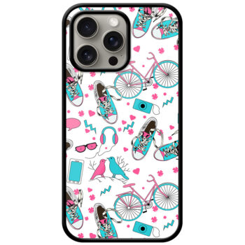Fashion Accessories Uniform Pattern Metal TPU Printed Case