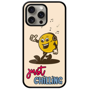 Just Chilling Music Vector Art Metal TPU Printed Case