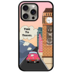 Time To Travel Vector Car Design Metal TPU Printed Case