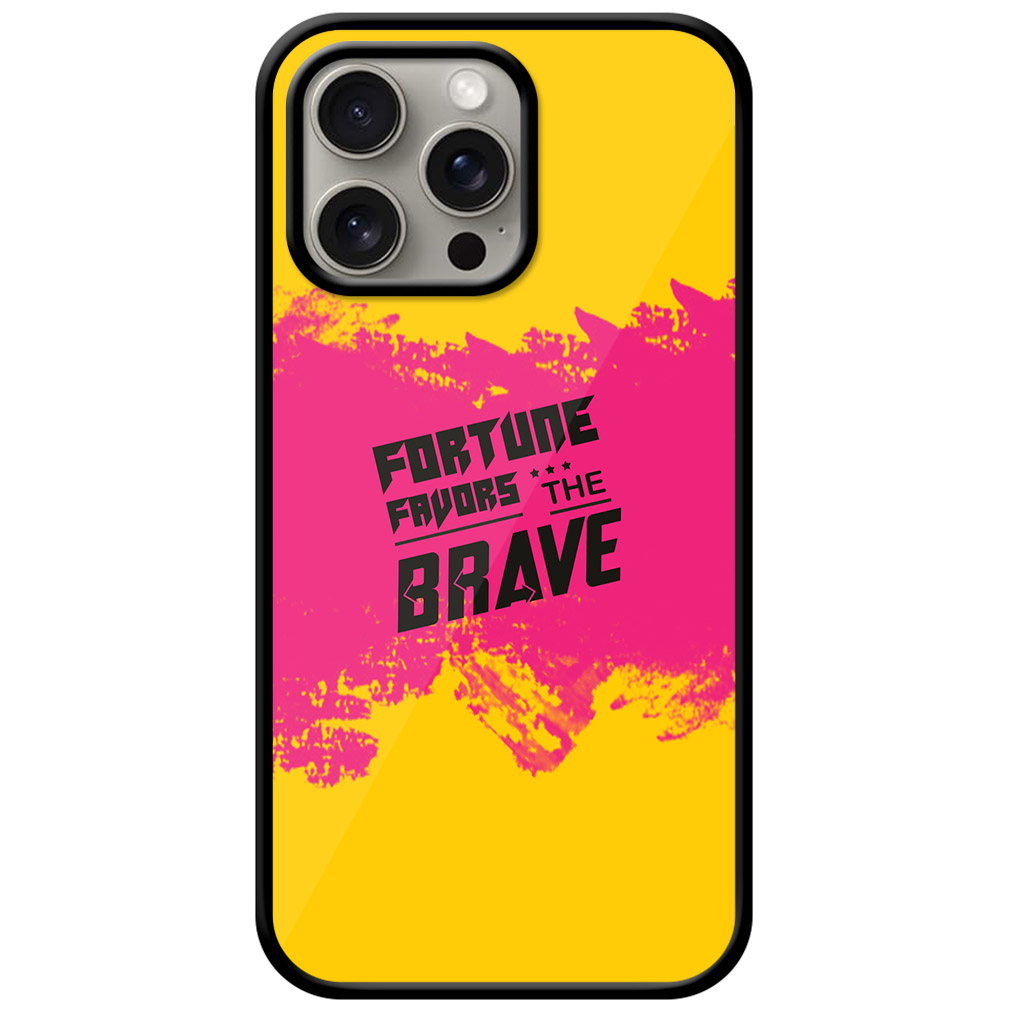 Fortune Quote Textart Metal TPU Printed Case