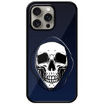 Ghost Hoodie Vector Skull Design Metal TPU Printed Case