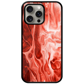 Abstract Fluid Marble Artwork Metal TPU Printed Case