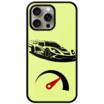 Racing Sports Car Vector Design Metal TPU Printed Case