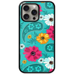 Daisy Flower Vector Illustration Metal TPU Printed Case