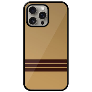 Sober Bold Stripe Pattern Metal TPU Printed Case
