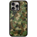 Soldier Camouflage Pattern Metal TPU Printed Case