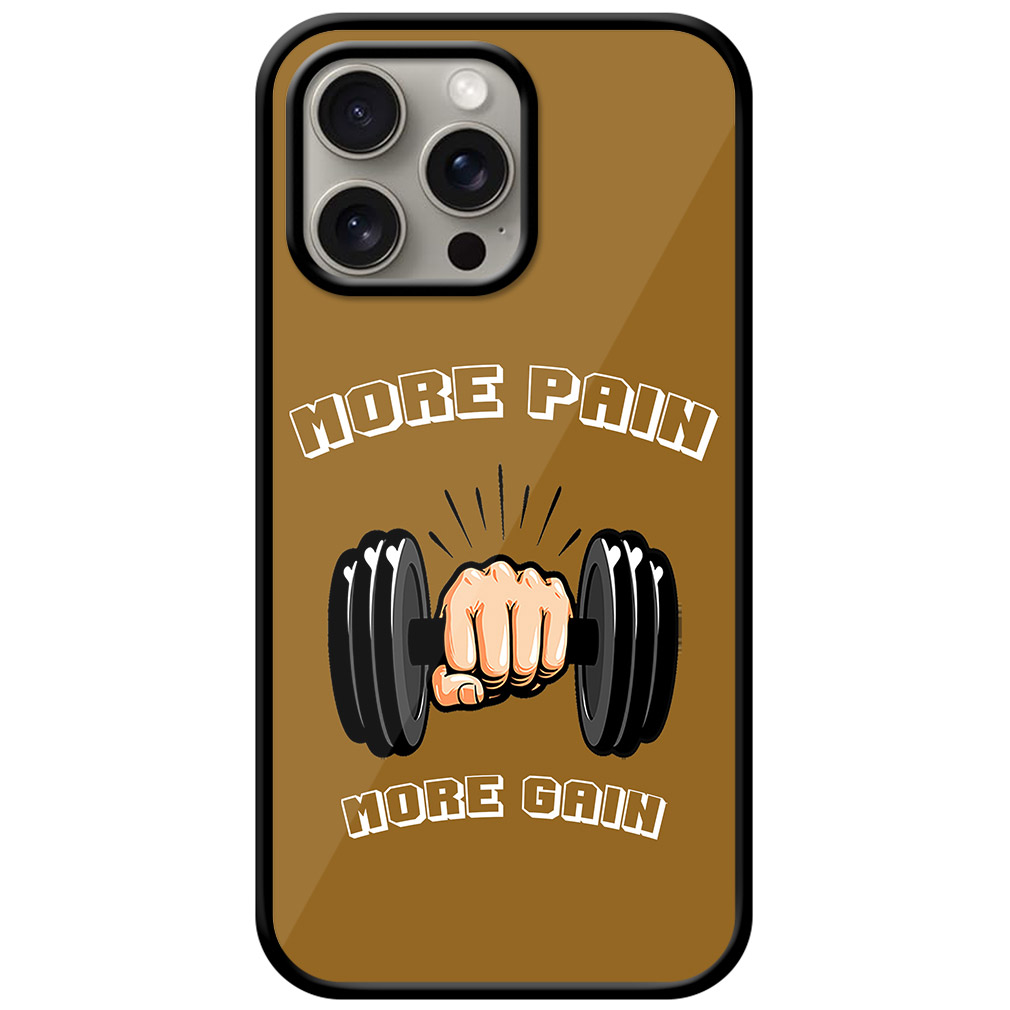 Heavy Dumbbell Graphic Design Metal TPU Printed Case