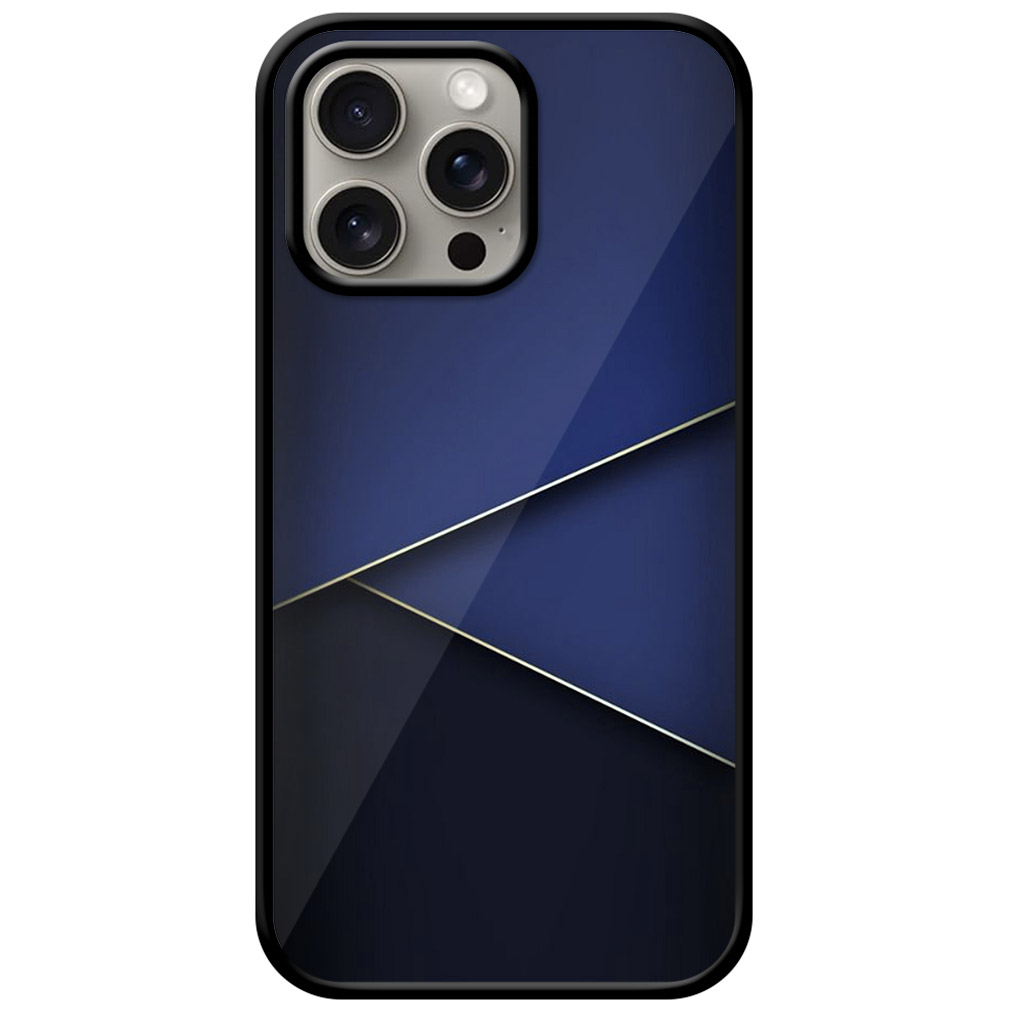 Glossy Metallic Lustre Design Metal TPU Printed Case