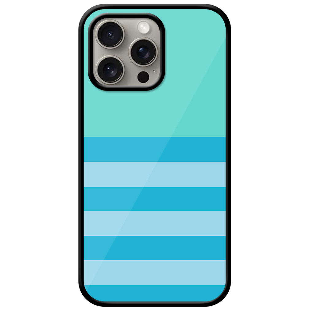 Abstract Line Pattern Metal TPU Printed Case