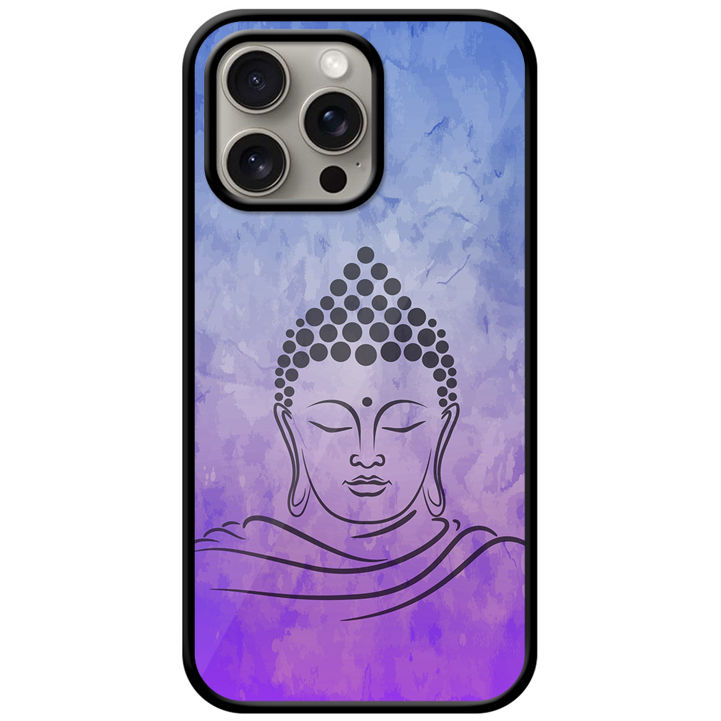 Lord Budha Sketch Illustration Metal TPU Printed Case