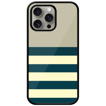 Abstract Line Pattern Metal TPU Printed Case