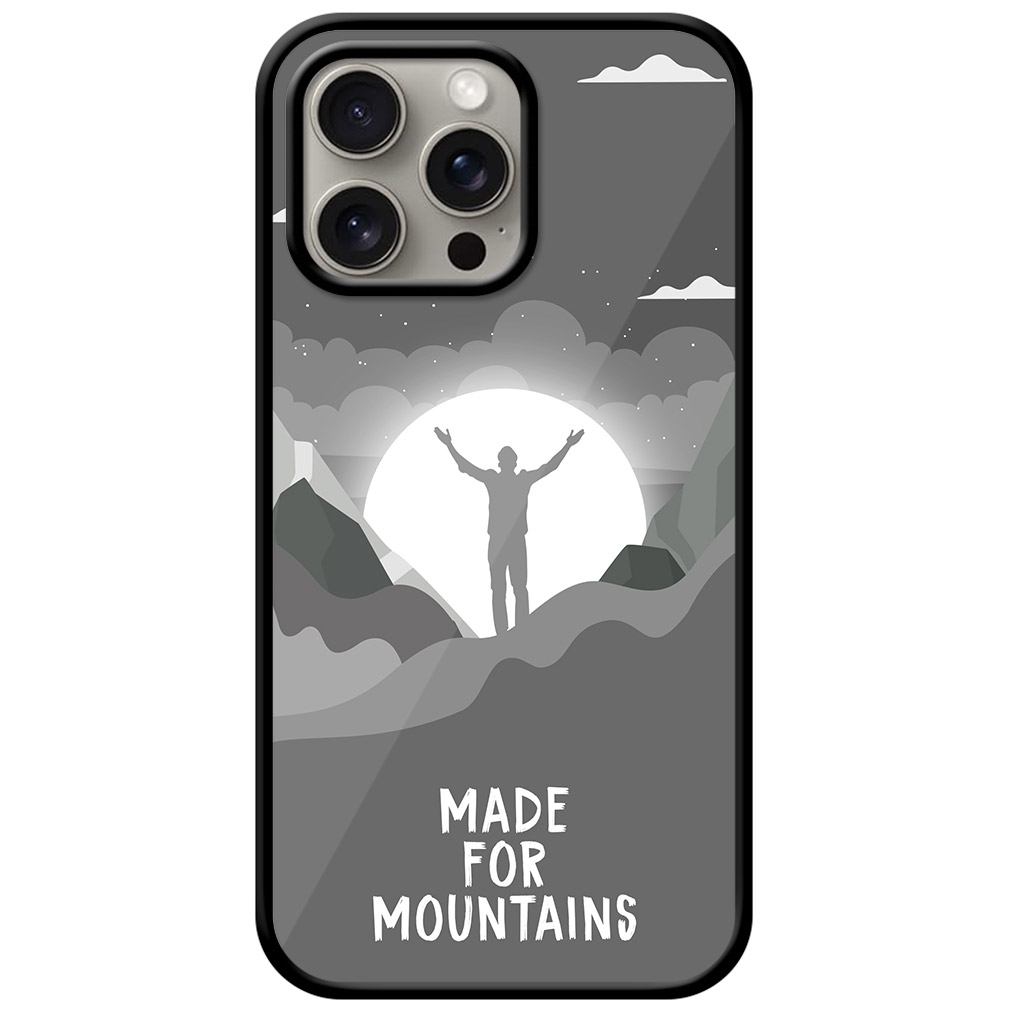 Made For Mountains Vectorart Metal TPU Printed Case