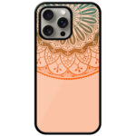 Round Mandala Gradient Drawing Metal TPU Printed Case