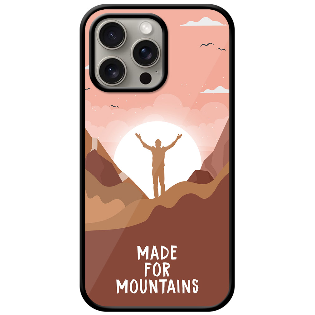 Made For Mountains Vectorart Metal TPU Printed Case