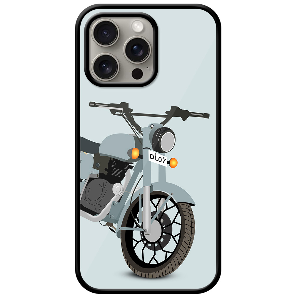 Royal Heavy Bike Vector Art Metal TPU Printed Case