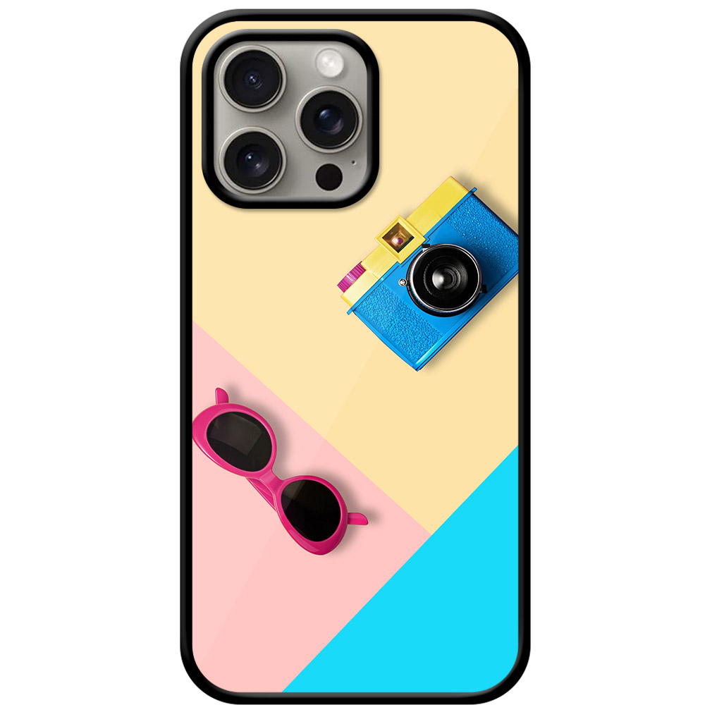 Cute Camera Wallpaper Metal TPU Printed Case