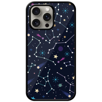 Aesthetic Star Constellations Wallpapers Metal TPU Printed Case