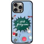 Aesthetic Women Cosmetic Graphic Illustration Metal TPU Printed Case
