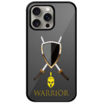 Warrior Gold Skull Vector Design Metal TPU Printed Case