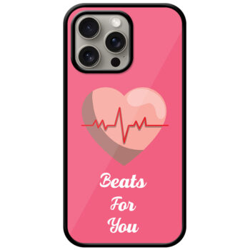 Heartbeat Vector Illustration Metal TPU Printed Case