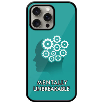 Human Head Gears Illustration Metal TPU Printed Case