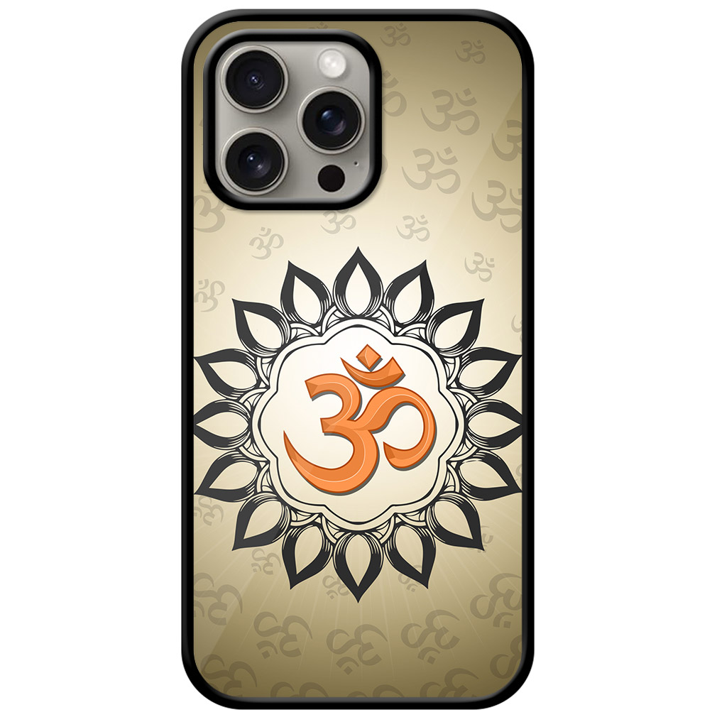 Om Symbol Vector Illustration Metal TPU Printed Case