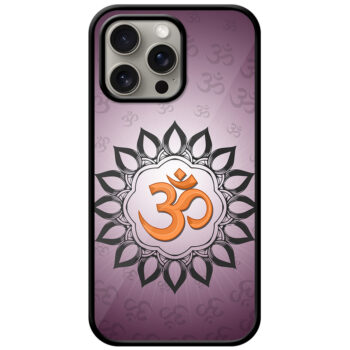 Om Symbol Vector Illustration Metal TPU Printed Case