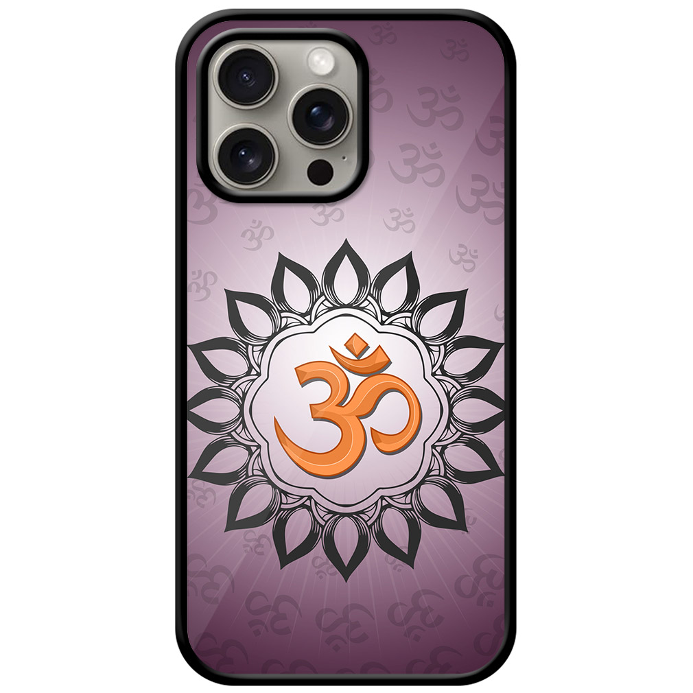 Om Symbol Vector Illustration Metal TPU Printed Case