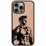 Tough Bodybuilder Vectorart  Metal TPU Printed Case