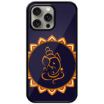 Lord Ganesha Floral Sketchart Metal TPU Printed Case