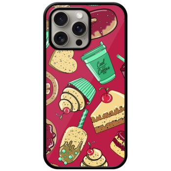 Bakery Love Wallpaper Metal TPU Printed Case