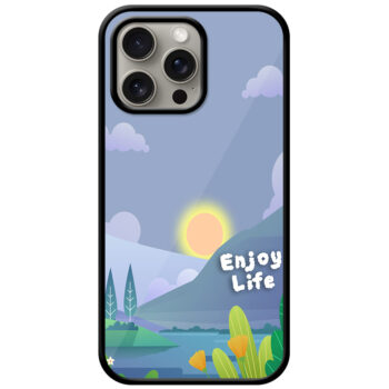 Enjoy Life Scenery Vectorart Metal TPU Printed Case