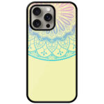 Round Mandala Gradient Drawing Metal TPU Printed Case