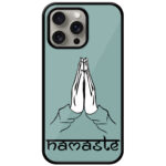 Namaste Vector Illustration Metal TPU Printed Case