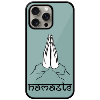 Namaste Vector Illustration Metal TPU Printed Case