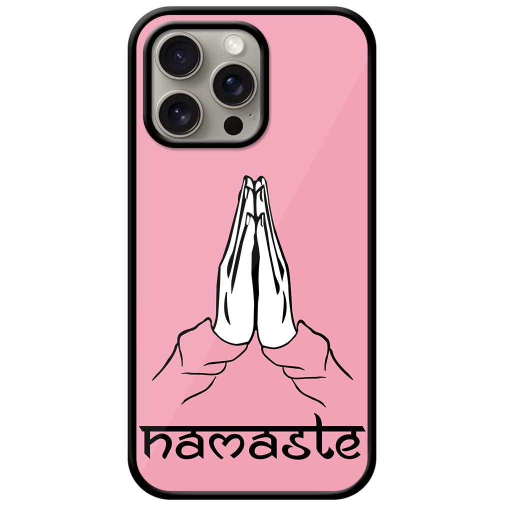 Namaste Vector Illustration Metal TPU Printed Case