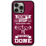 Weightlifting Men Vector Design Metal TPU Printed Case