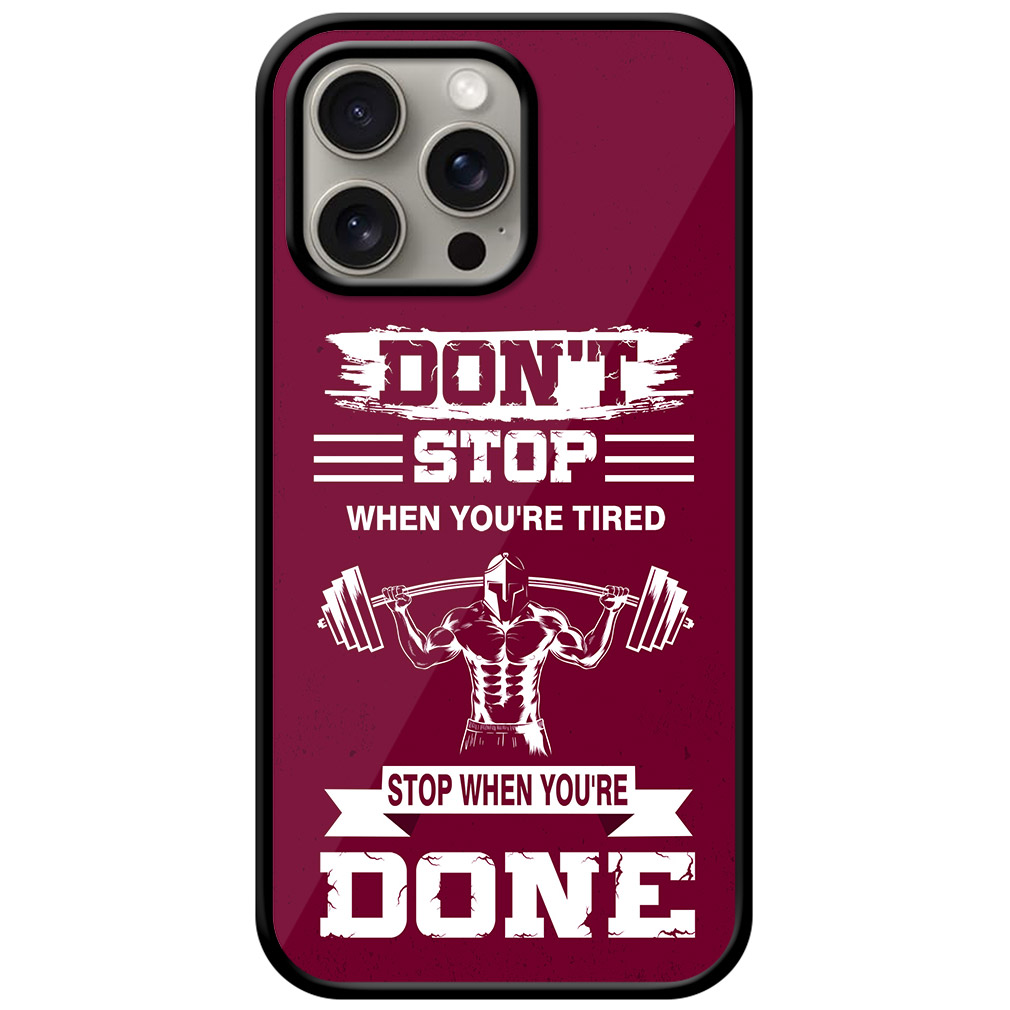 Weightlifting Men Vector Design Metal TPU Printed Case