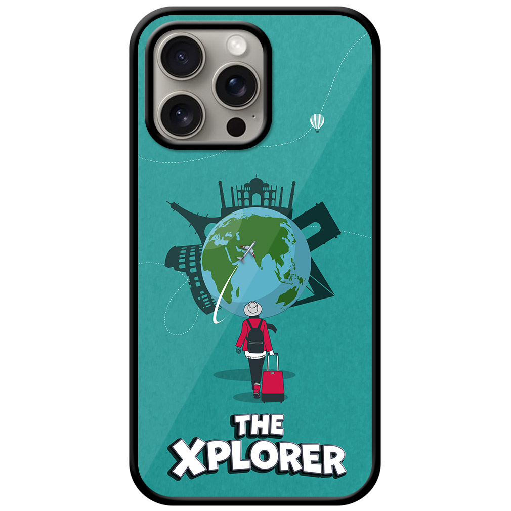 The Xplorer Vector Illustration Metal TPU Printed Case