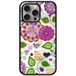 Fascinating Seamless Floral Pattern Metal TPU Printed Case
