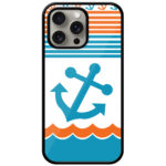 Heavy Ship Anchor Vector Design Metal TPU Printed Case