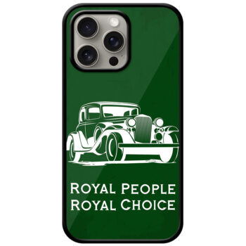 Classic Vintage Car Sketchart Metal TPU Printed Case