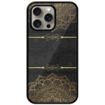 Decorative Semicircle Mandala Art Metal TPU Printed Case