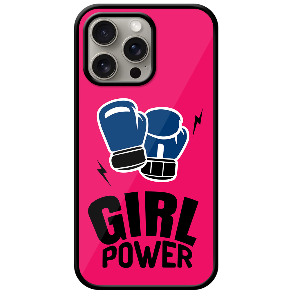Girl Power Vector Design Metal TPU Printed Case